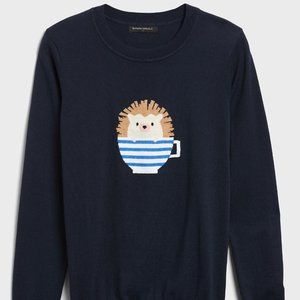 Banana Republic Hedgehog in a Teacup Sweater